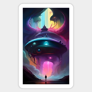 UFO Cavern Sticker